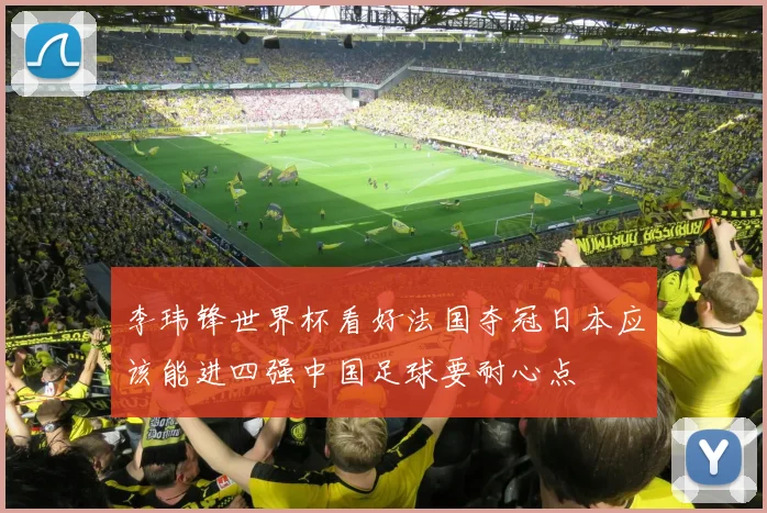李玮锋世界杯看好法国夺冠日本应该能进四强中国足球要耐心点